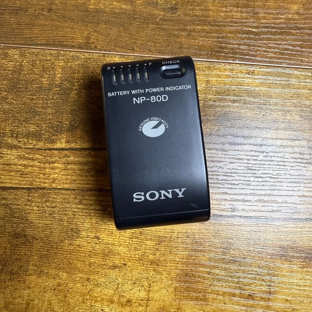 Sony NP-80D 6V 2700mAh Ni-Cd Rechargeable Battery Pack Camcorder Accessory